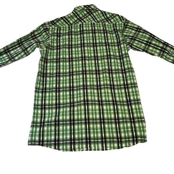 Green Plaid Longsleeve Shirt - Picture 2 of 2